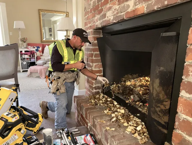 Safe screening installation by Torrance Chimney Sweep in Torrance, CA