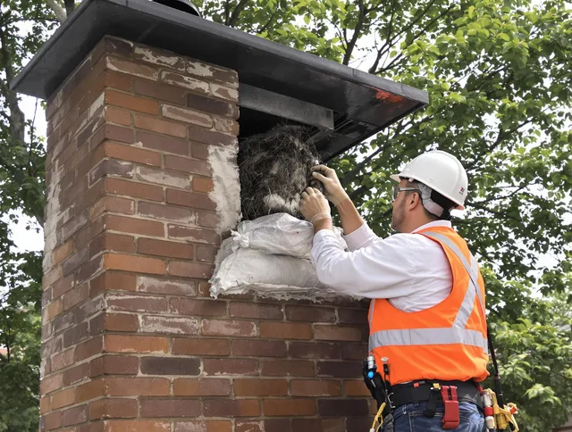 Humane removal of debris and animals by Torrance Chimney Sweep in Torrance, CA
