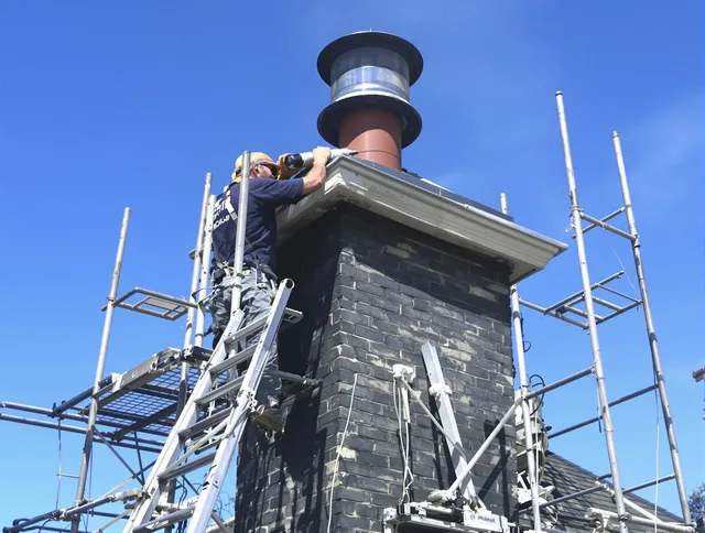 Sturdy chimney crown finished by Torrance Chimney Sweep in Torrance, CA