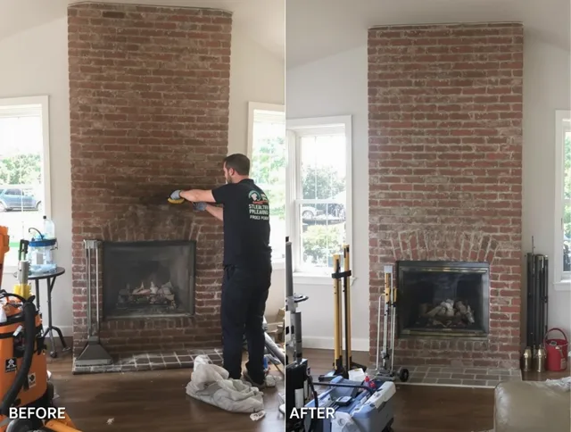 Finished chimney sweeping service by Torrance Chimney Sweep in Torrance, CA