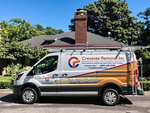 Torrance Chimney Sweep technician removing creosote safely in Torrance, CA