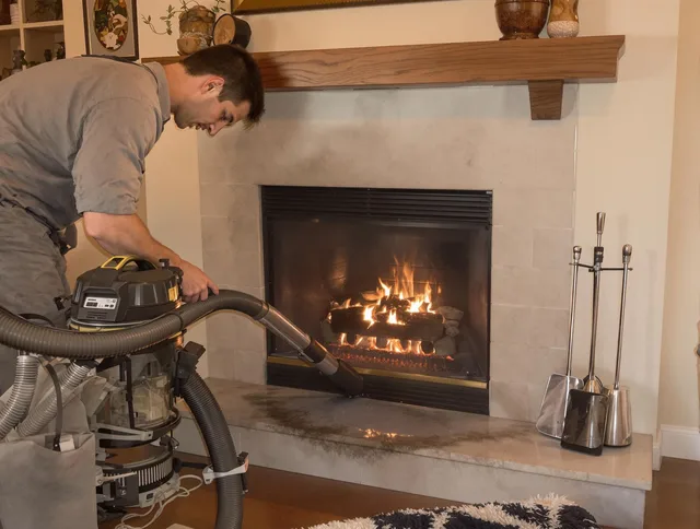 Routine fireplace upkeep by Torrance Chimney Sweep in Torrance, CA