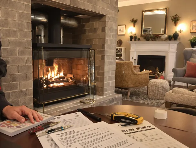 Torrance Chimney Sweep verifying fireplace safety measures in Torrance, CA