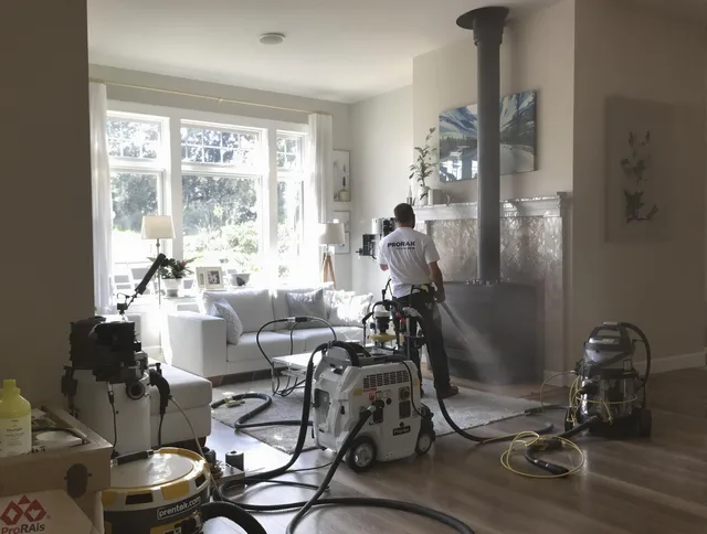 Soot removal service by Torrance Chimney Sweep for a fireplace in Torrance, CA